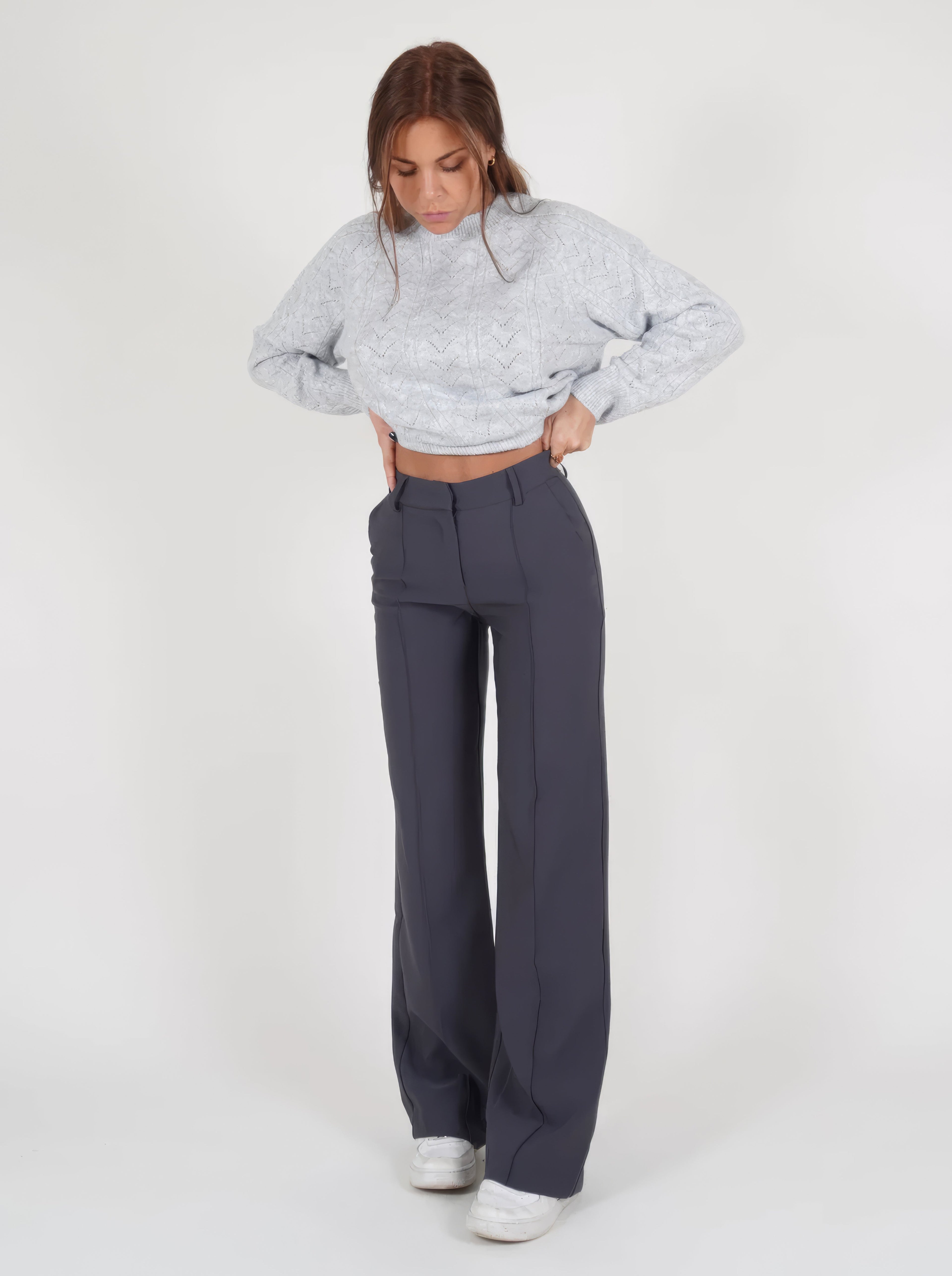 Emma™ | Wijde comfort broek