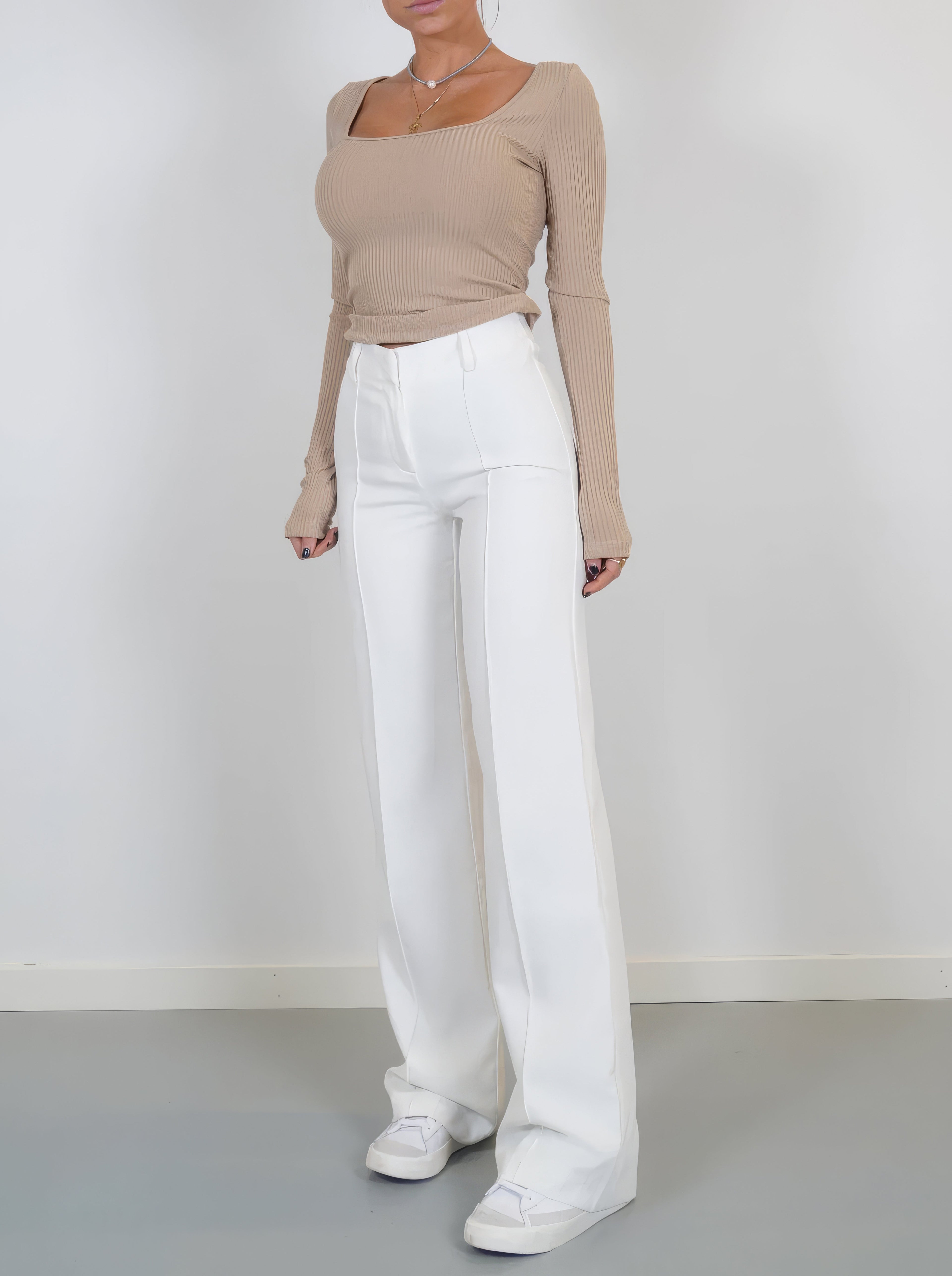 Emma™ | Wijde comfort broek