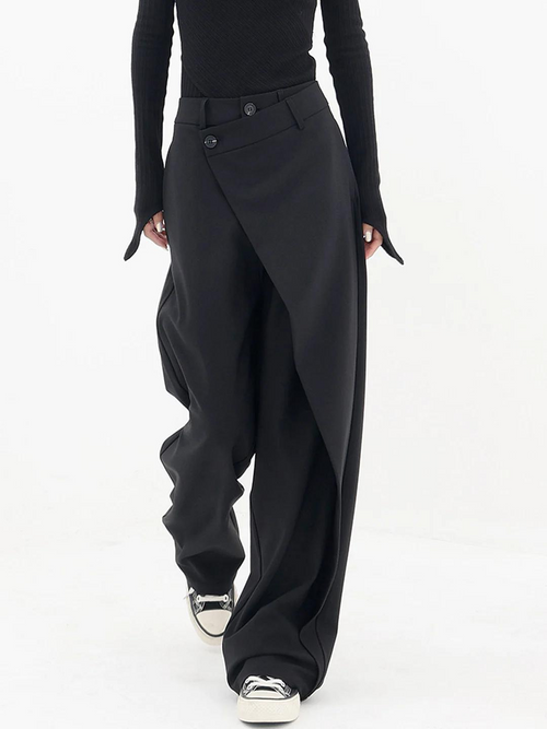 Luna™ | Baggy asymmetrische broek