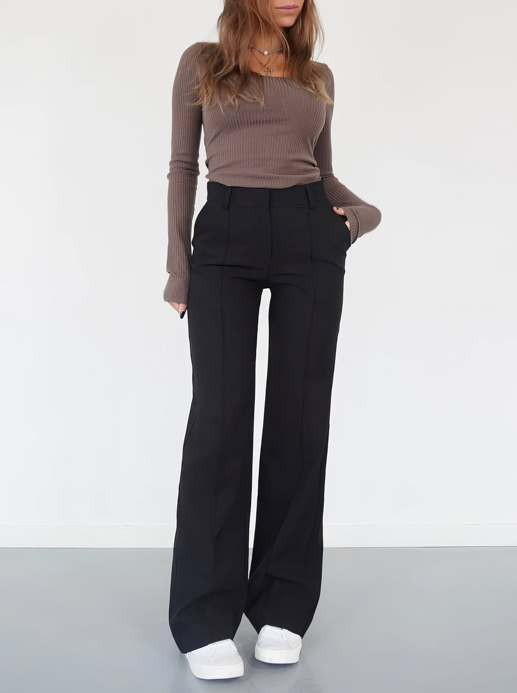 Emma™ | Wijde comfort broek