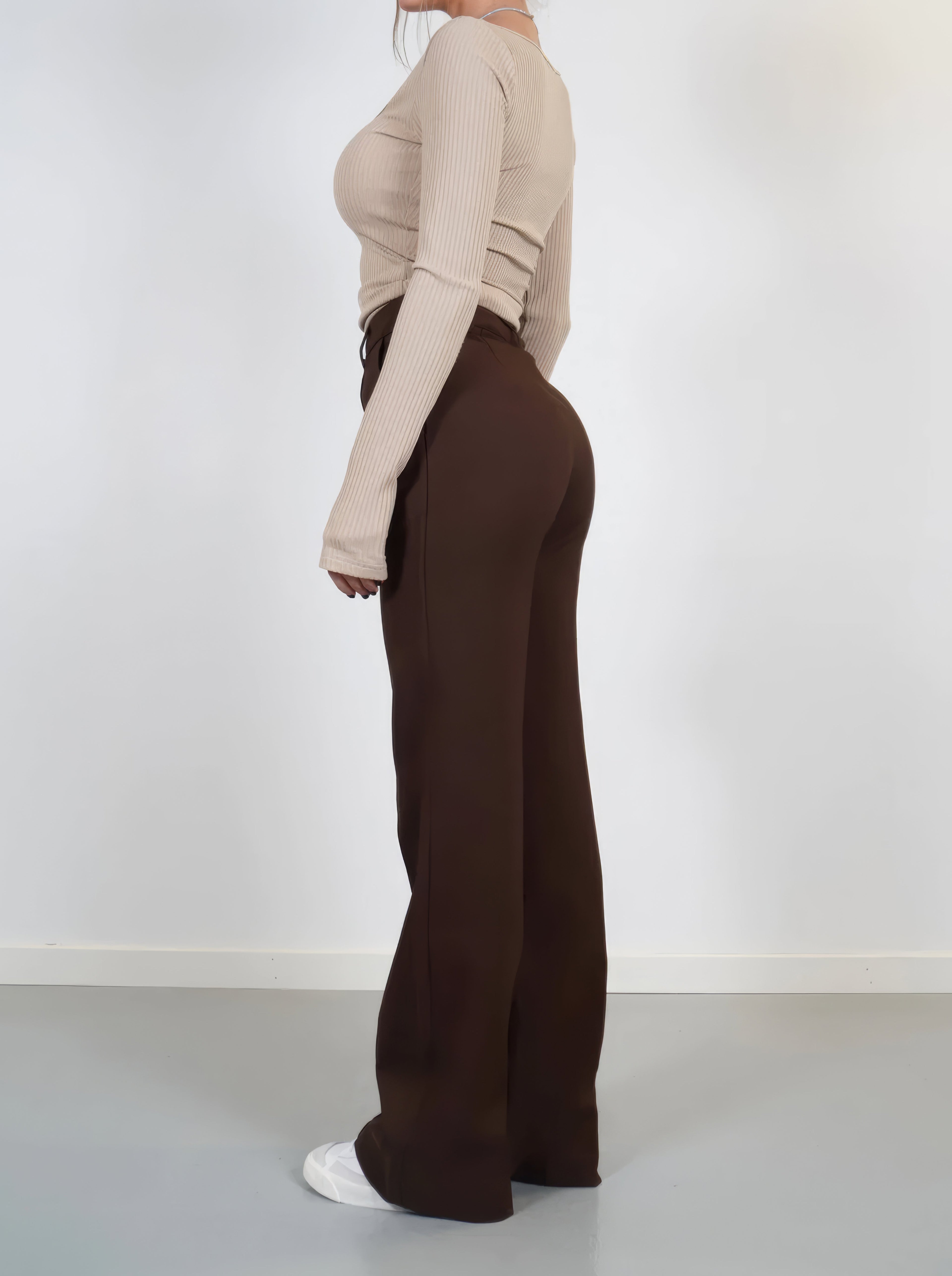 Emma™ | Wijde comfort broek