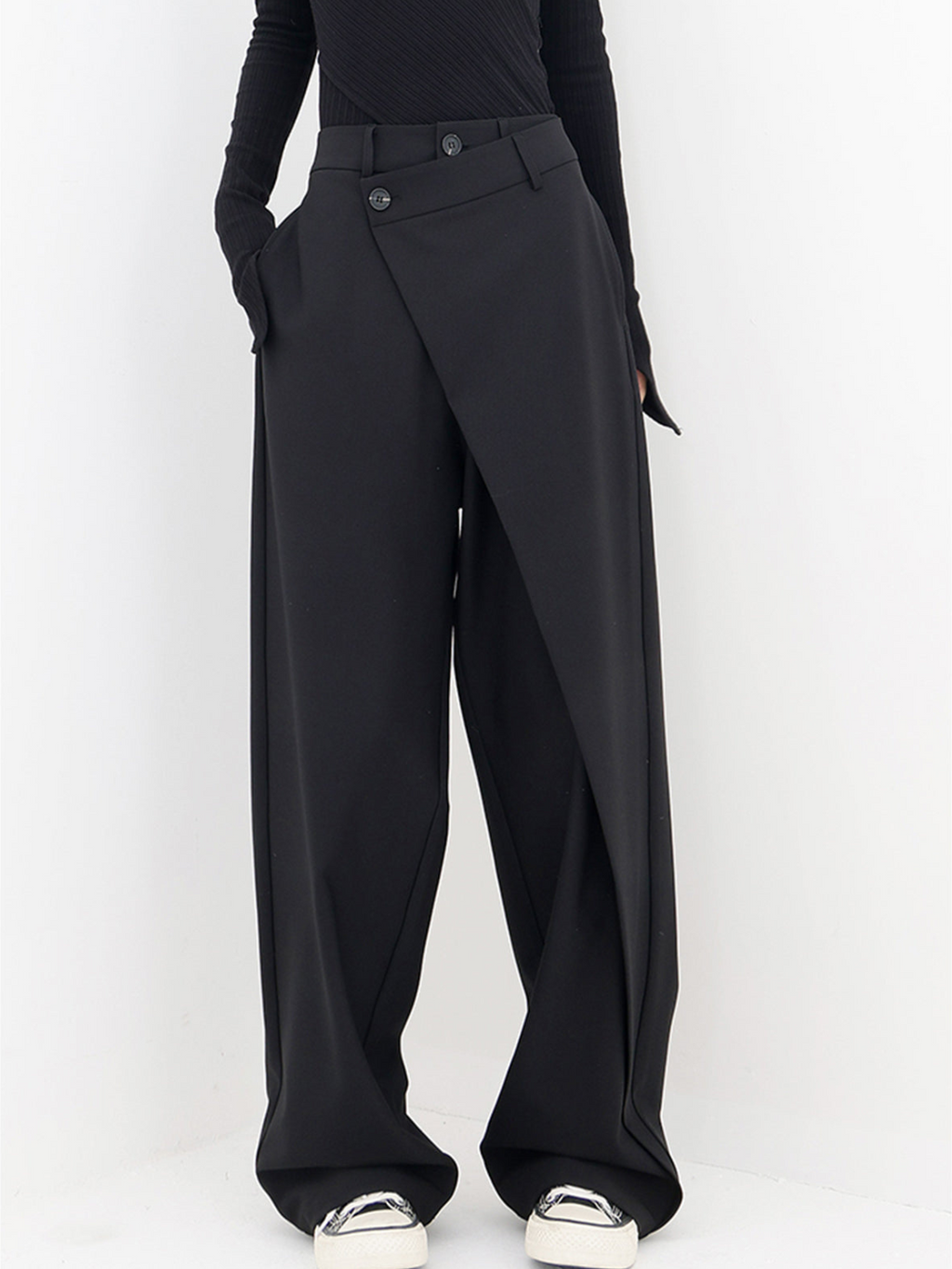 Luna™ | Baggy asymmetrische broek