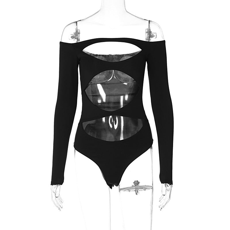 Ripped One-shoulder Bodysuit