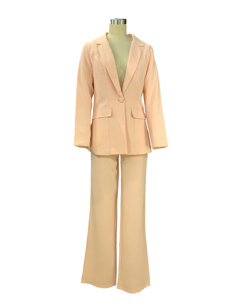 2 Piece Set Long Sleeve Blazer