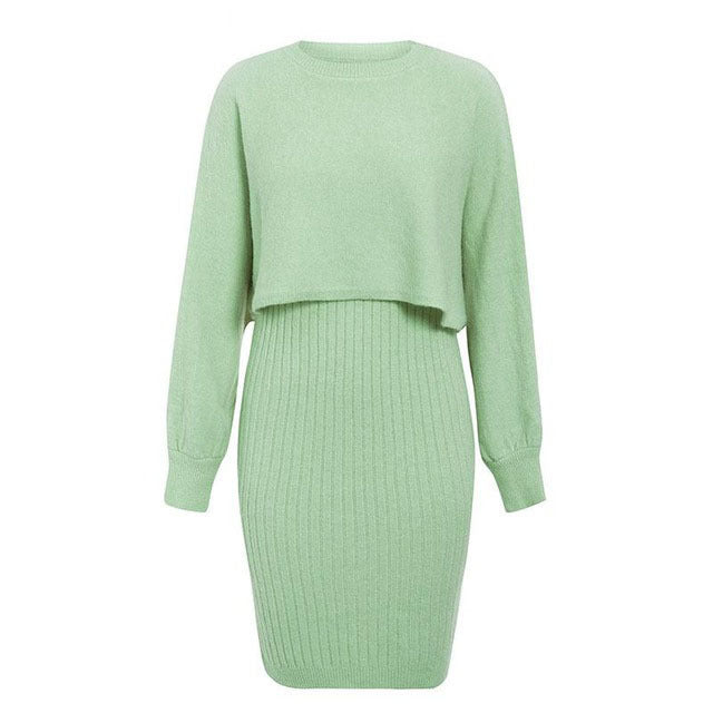 Knitted Dress Set