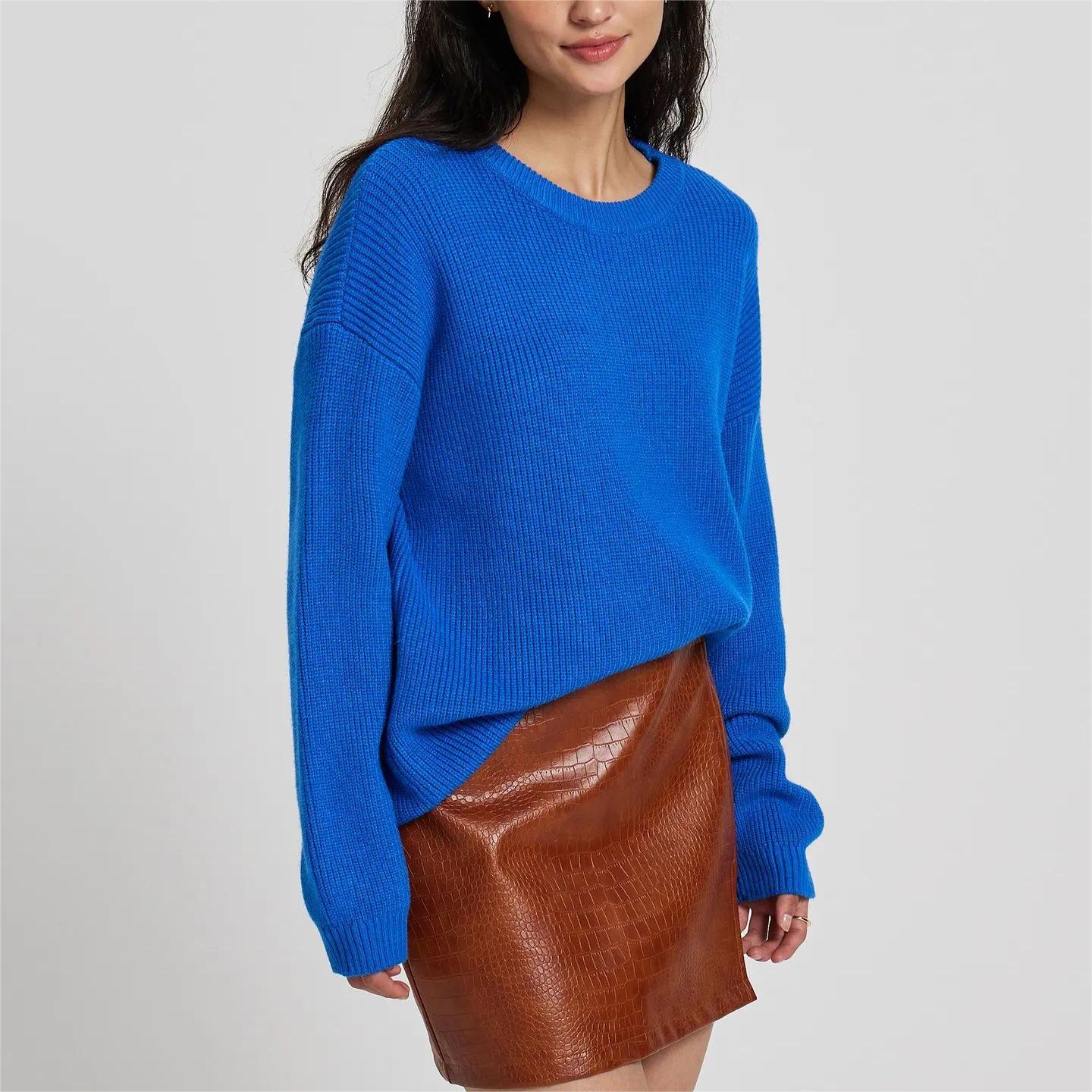 Round Neck Long Sleeve Pullover