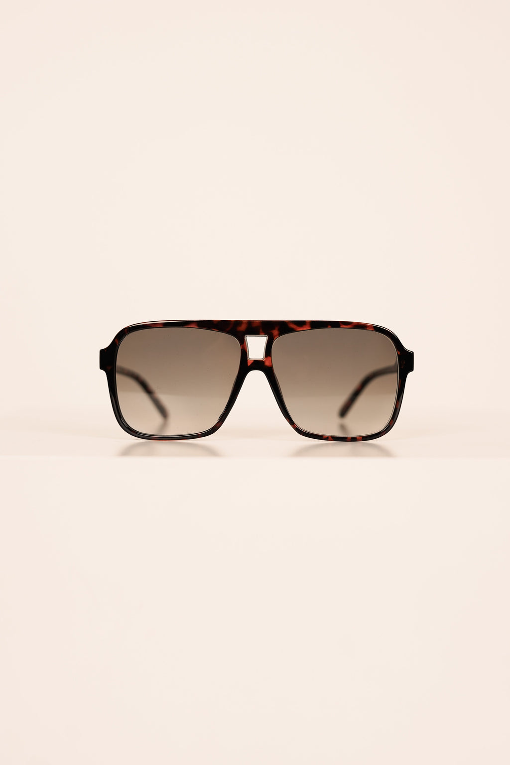 Aviator zonnebril groot bruin - Aspen