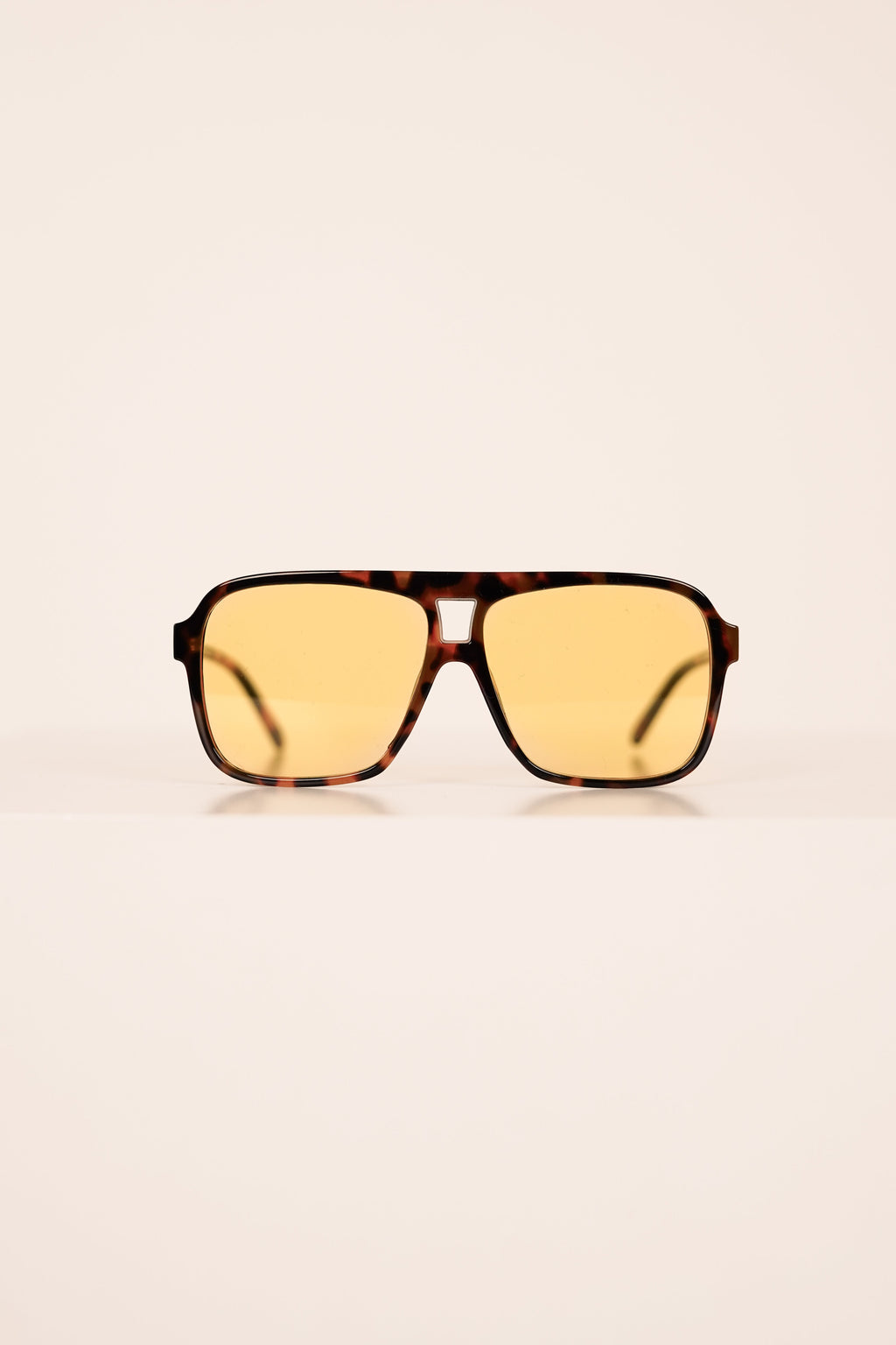 Aviator zonnebril groot geel - Aspen
