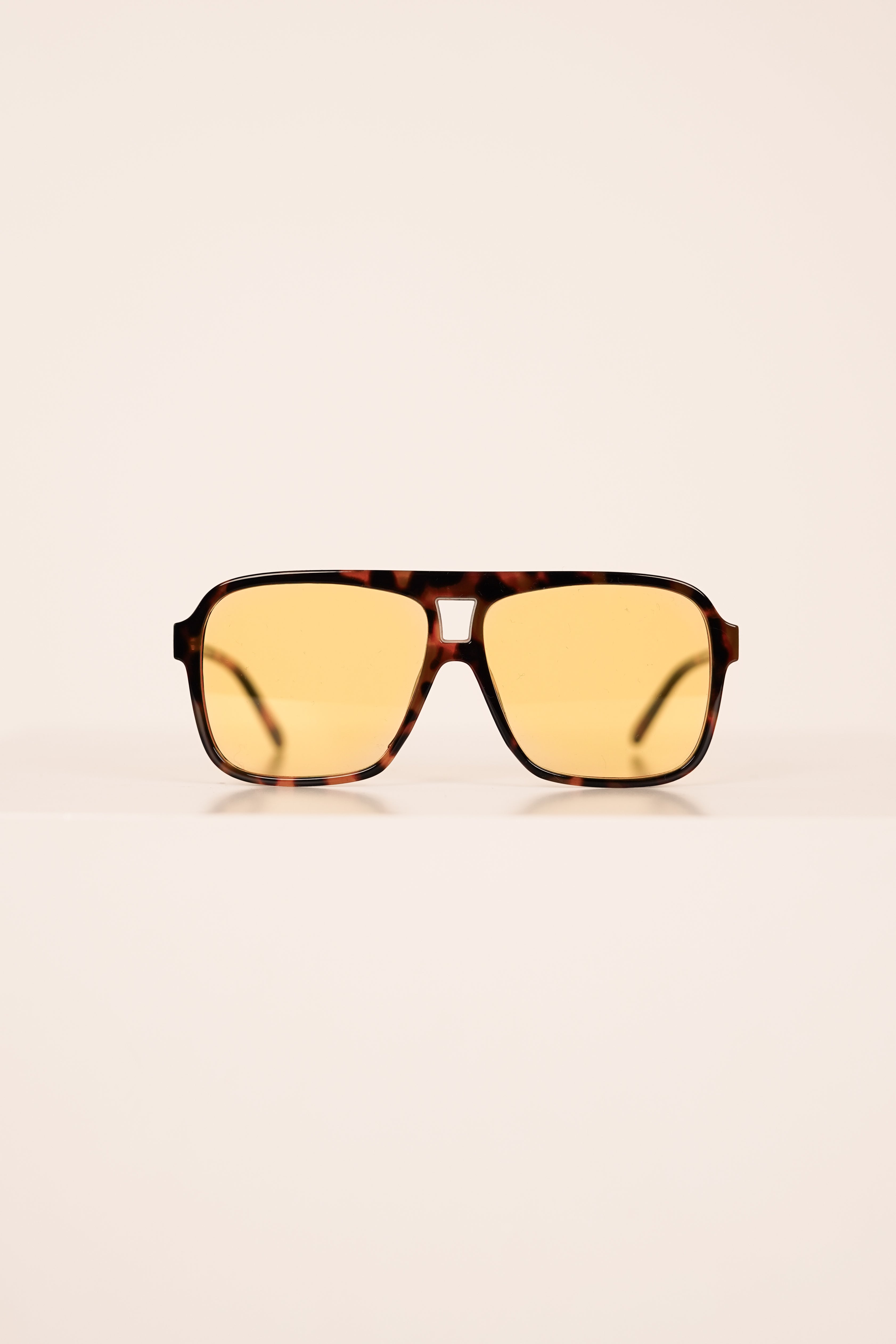 Aviator zonnebril groot geel - Aspen
