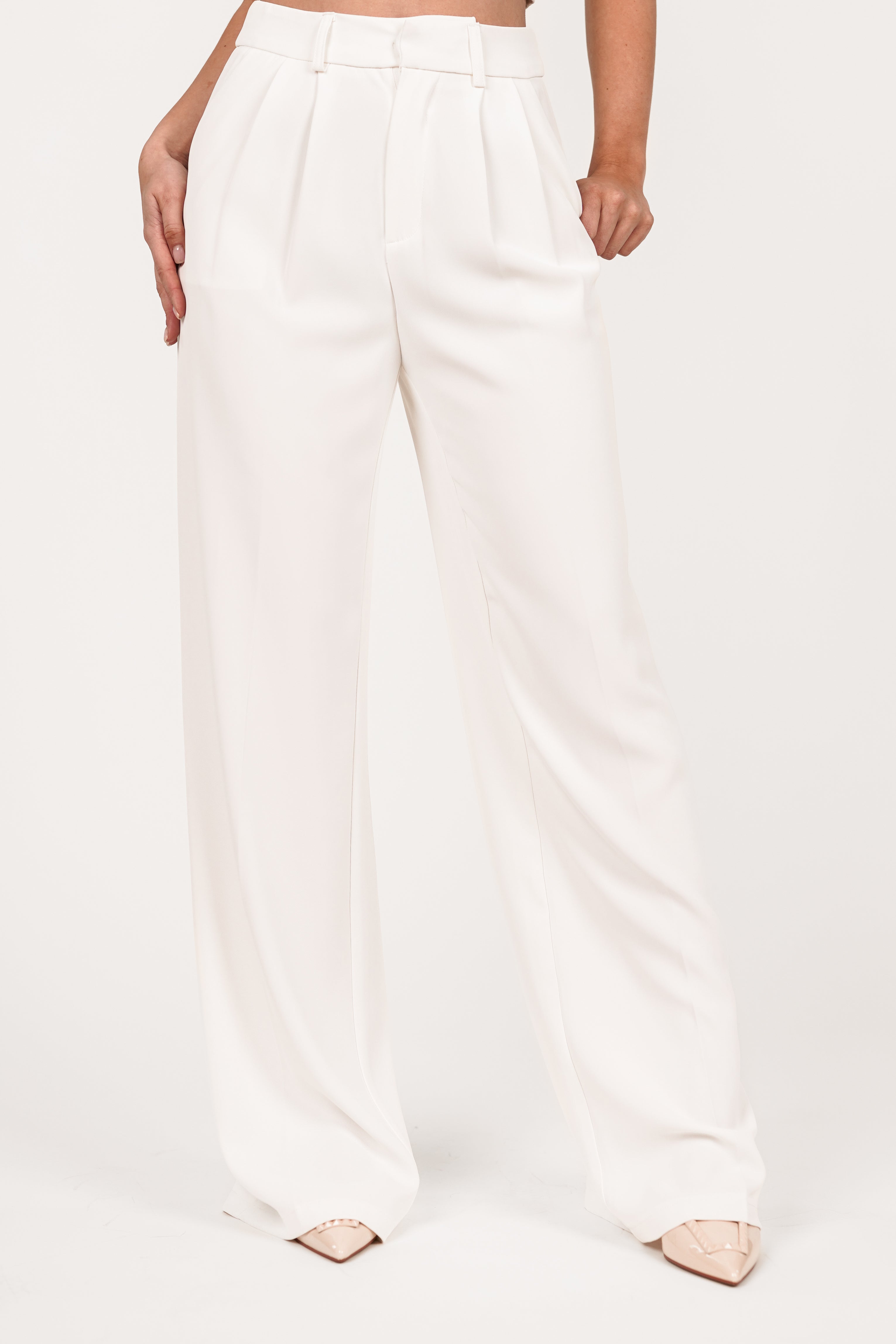 Dames pantalon wit - Laure