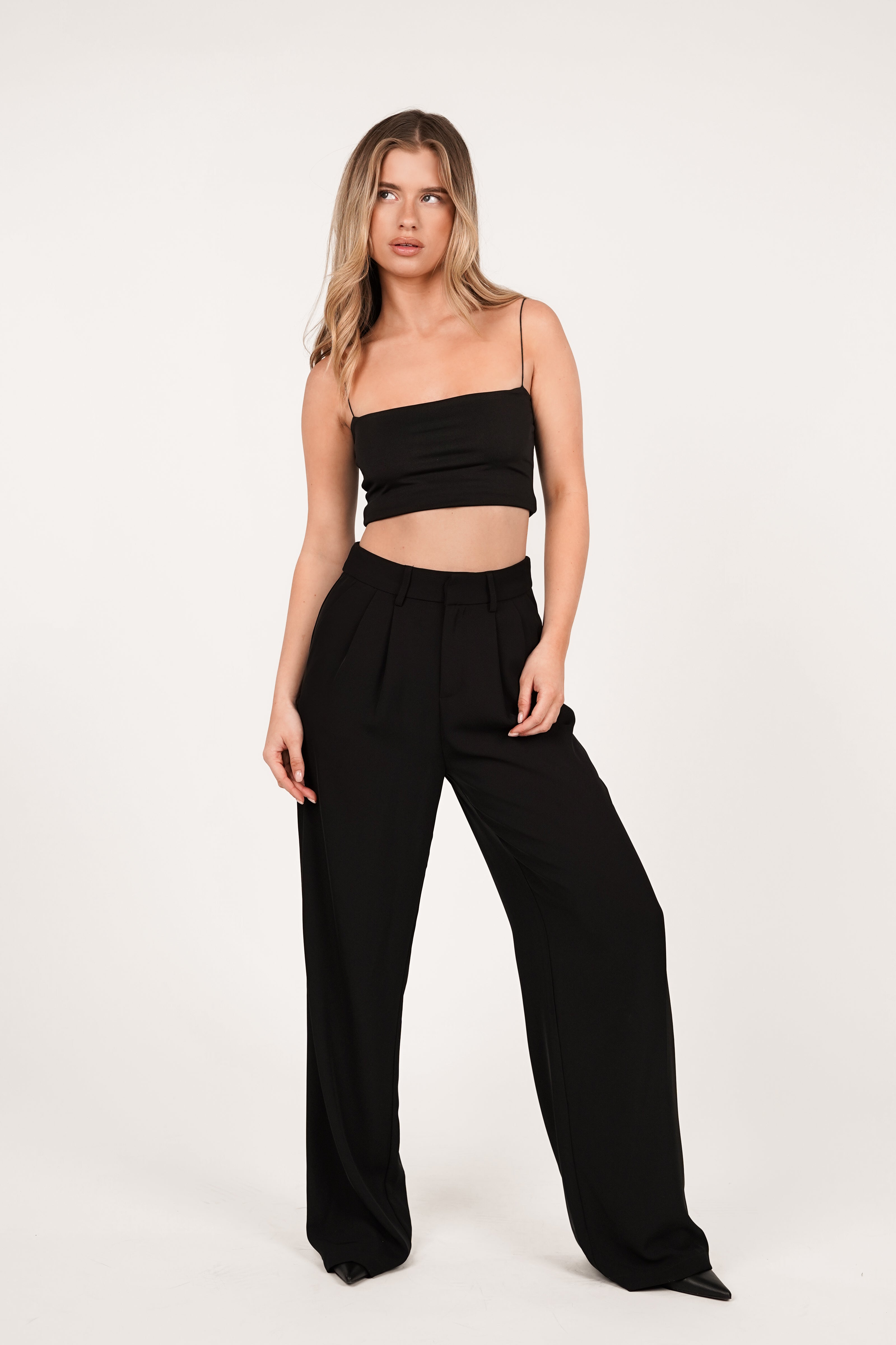 Dames pantalon zwart - Laure