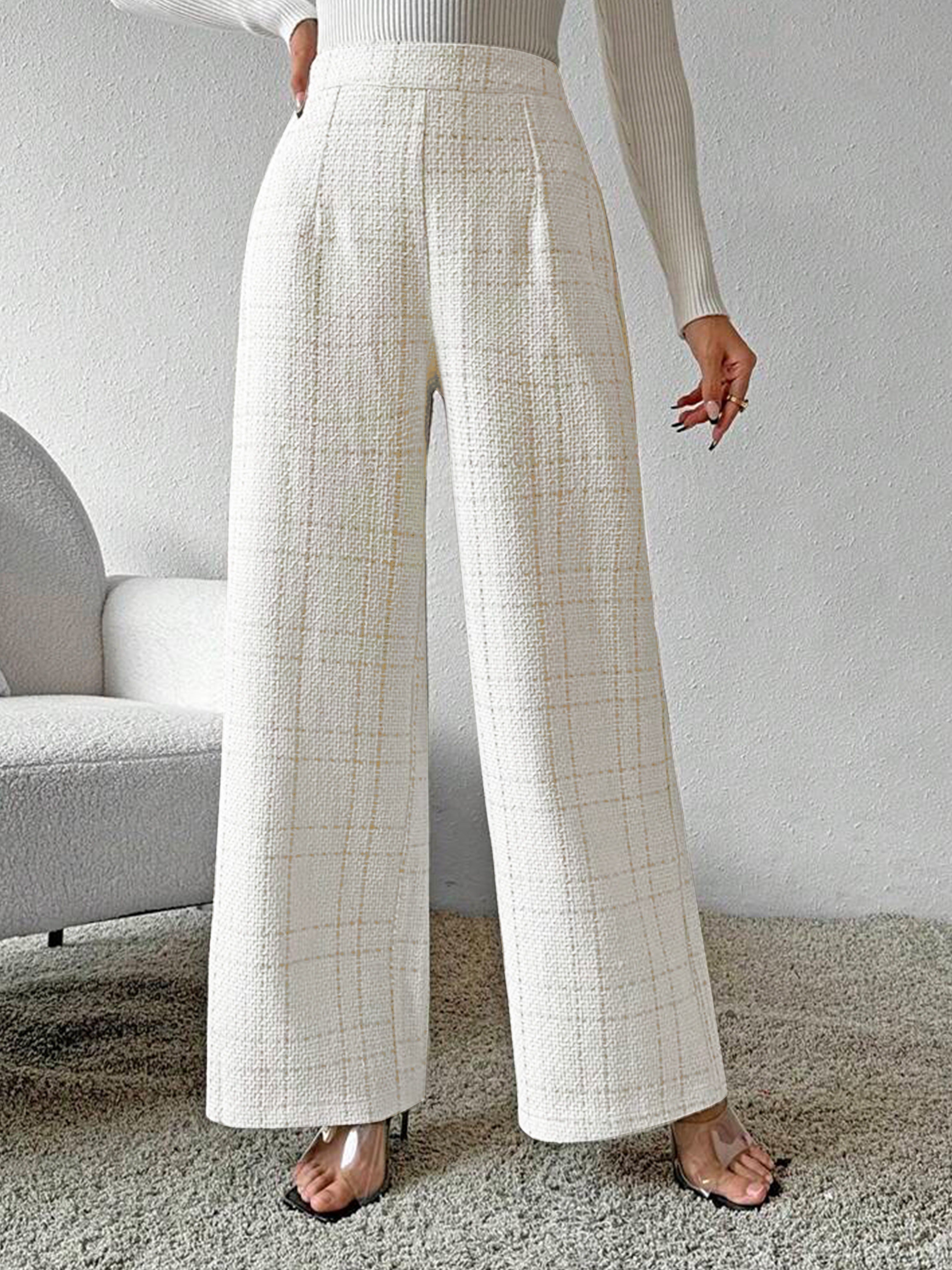 Iris™ | Geruite straight broek