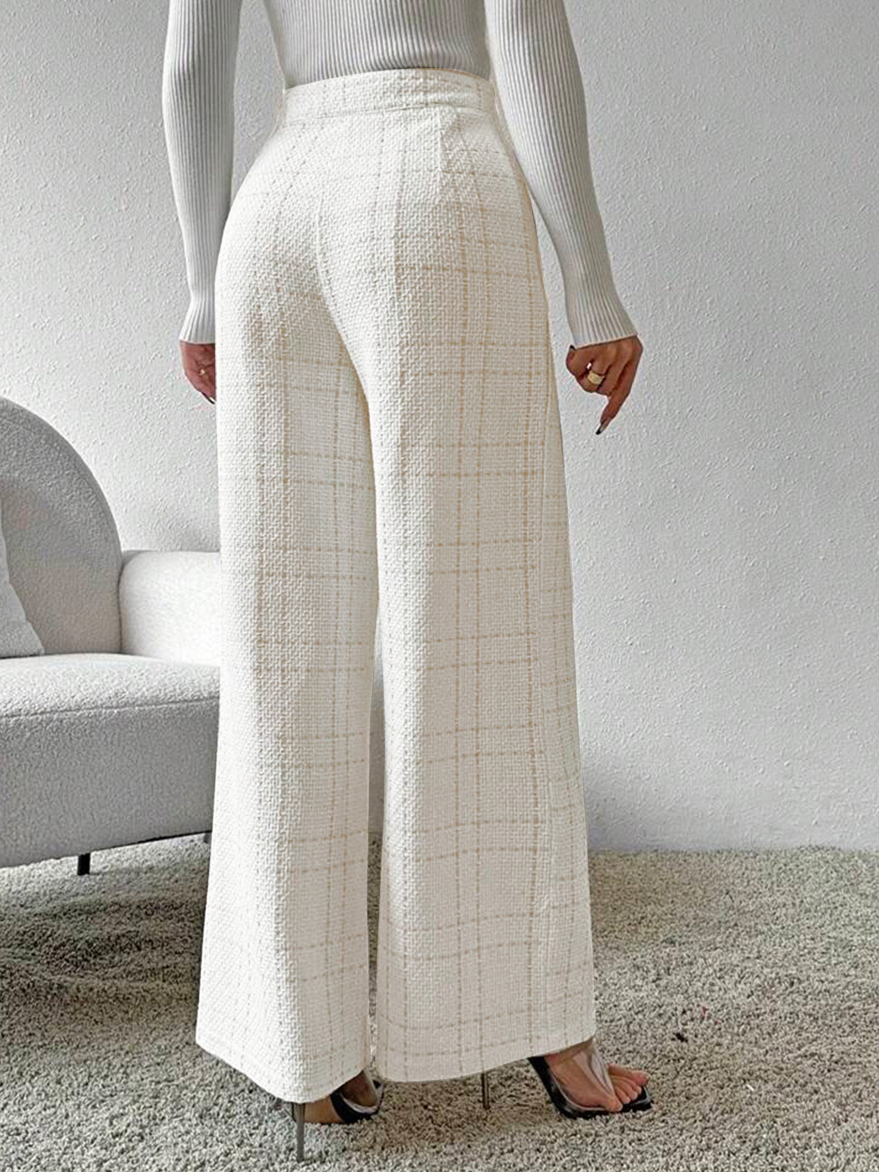 Iris™ | Geruite straight broek