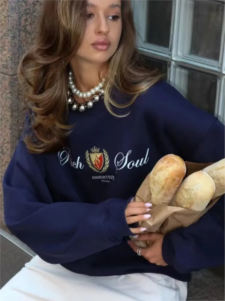 Casual Printed Sweatshirt