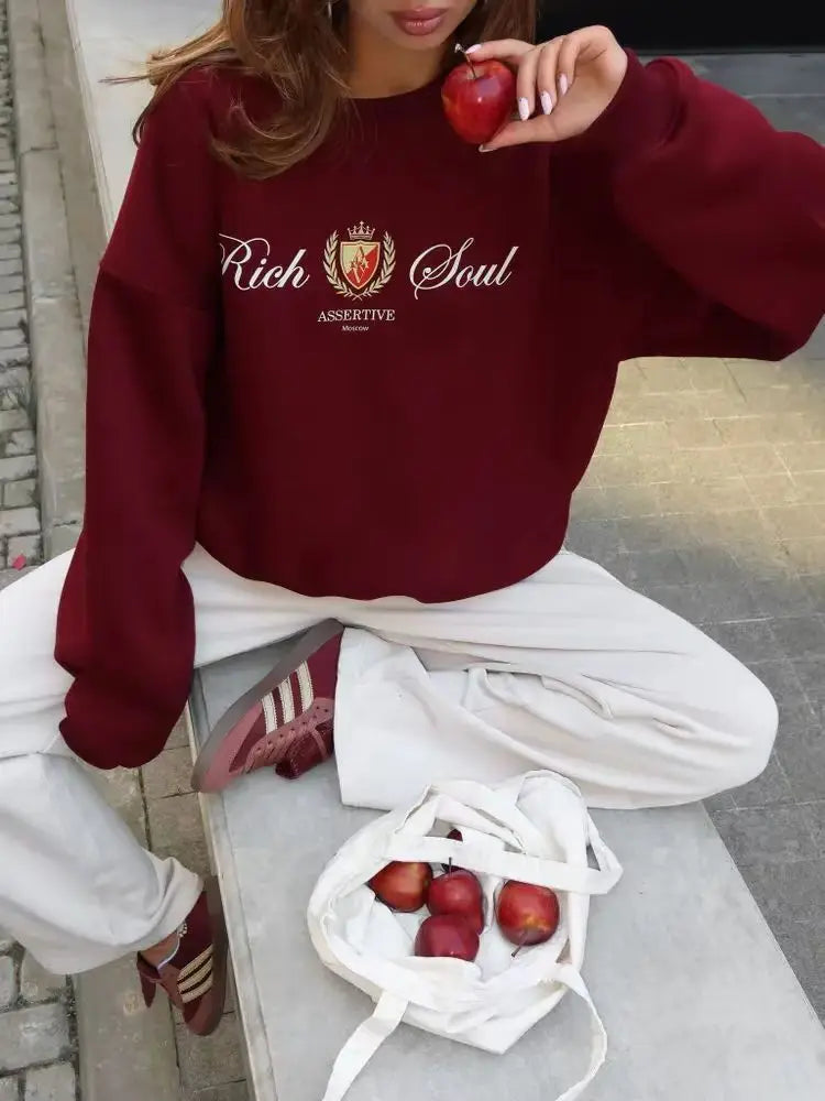 Casual Printed Sweatshirt