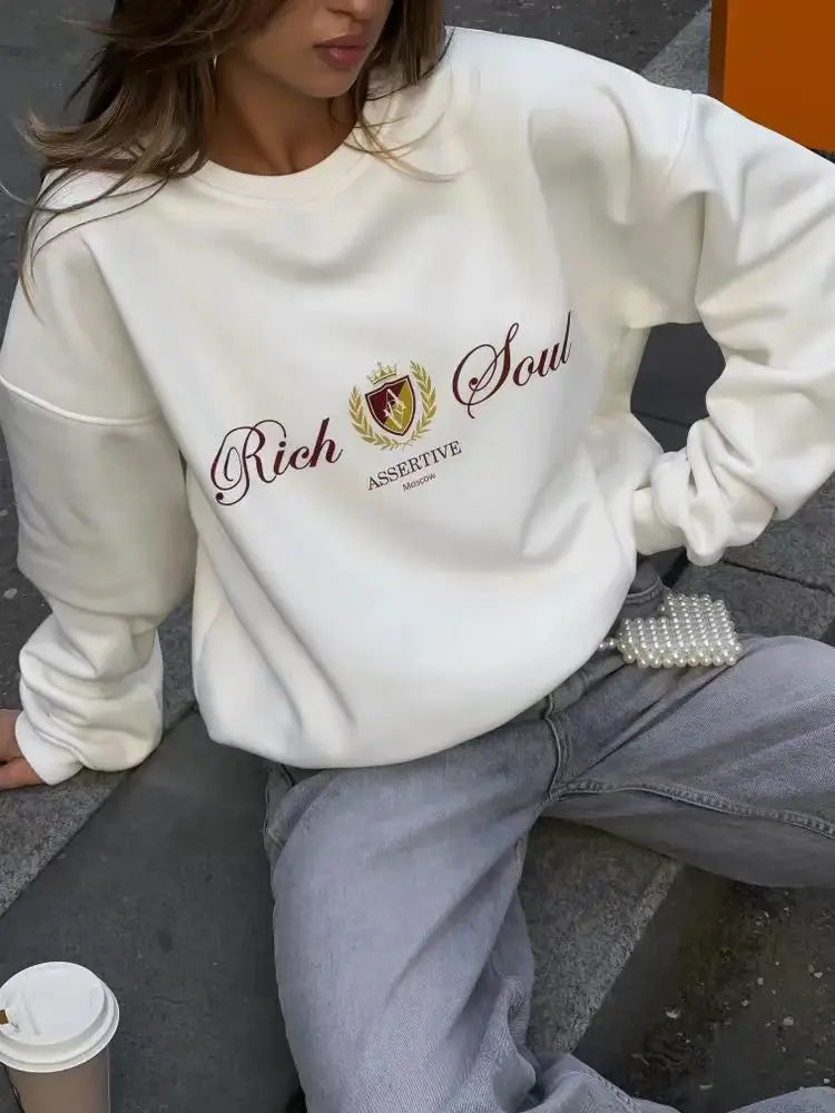 Casual Printed Sweatshirt