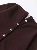 Front Button Knit Sweater