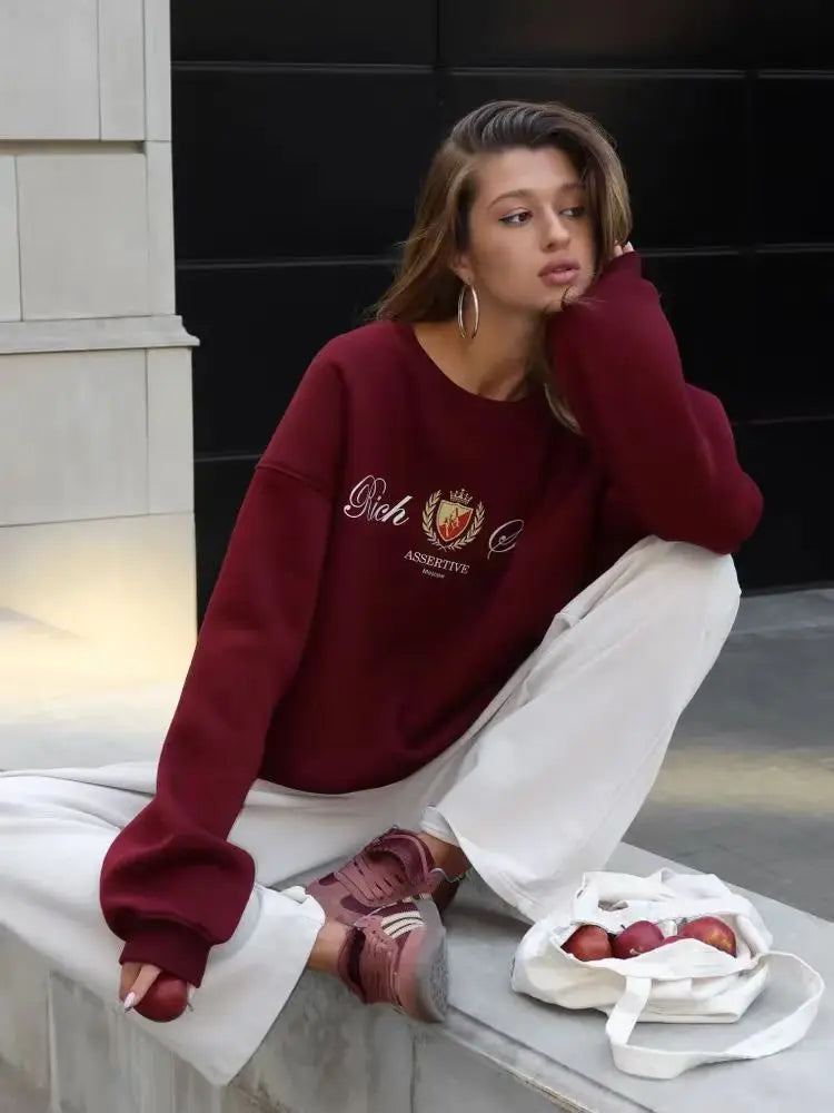 Casual Printed Sweatshirt