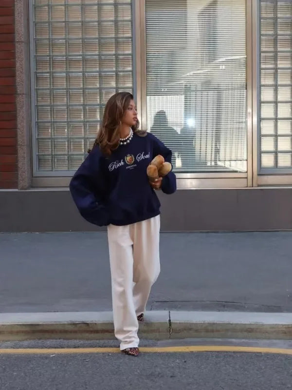 Casual Printed Sweatshirt