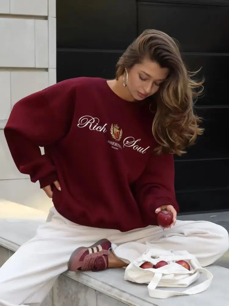 Casual Printed Sweatshirt