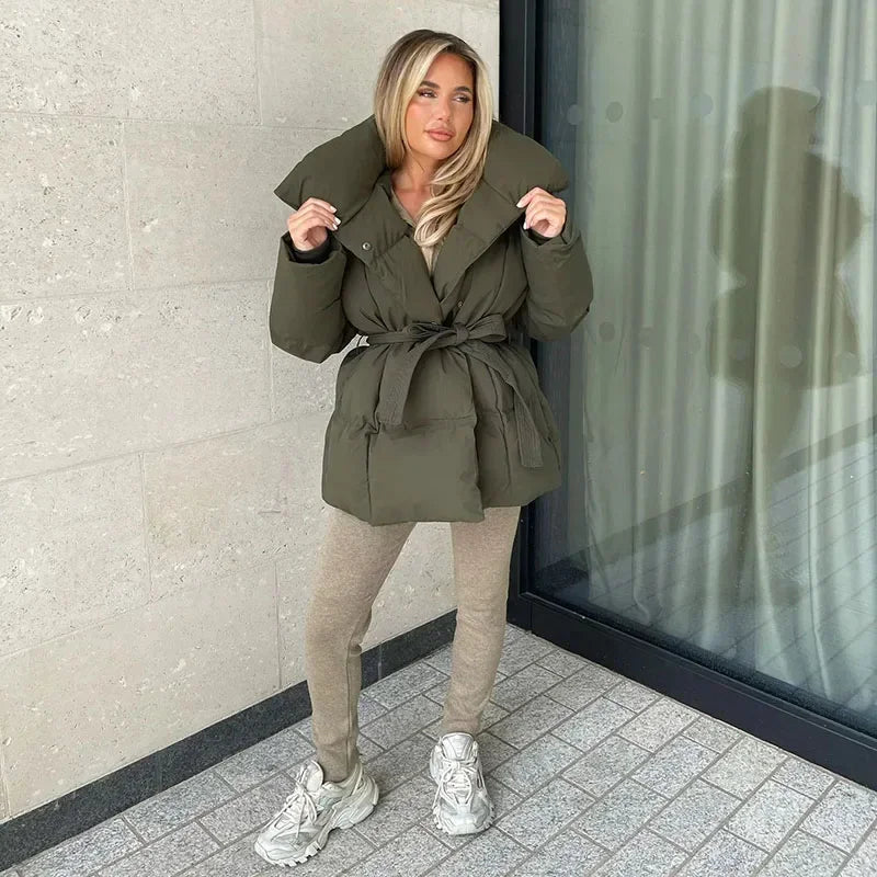 Eva™ | Trendy geknoopte winterjas