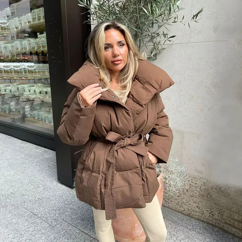 Eva™ | Trendy geknoopte winterjas