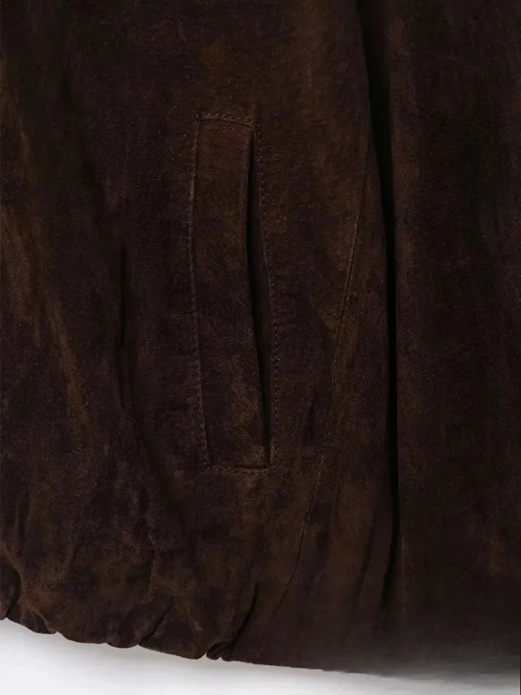 Suede Chic Brown Jacket