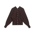 Front Button Knit Sweater