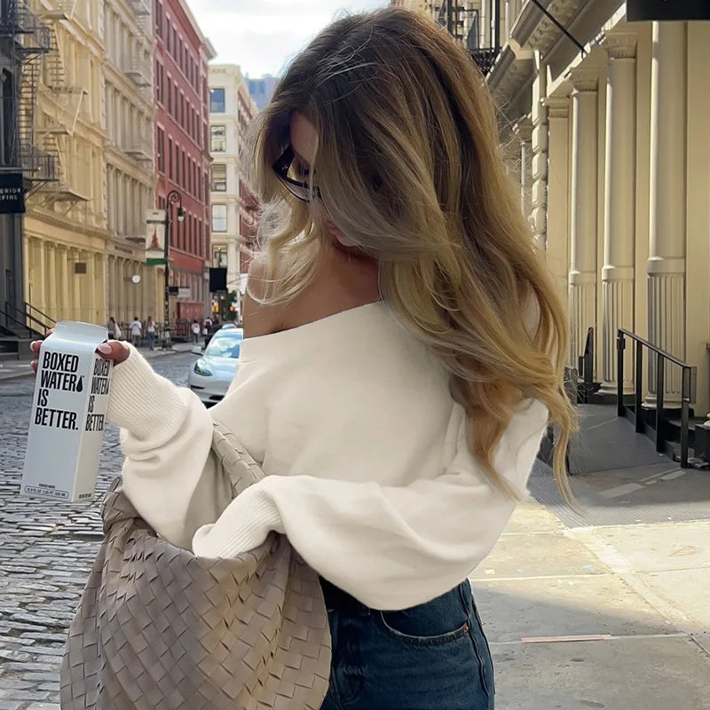 One Shoulder Sweater