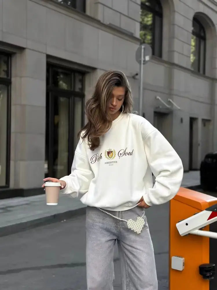 Casual Printed Sweatshirt