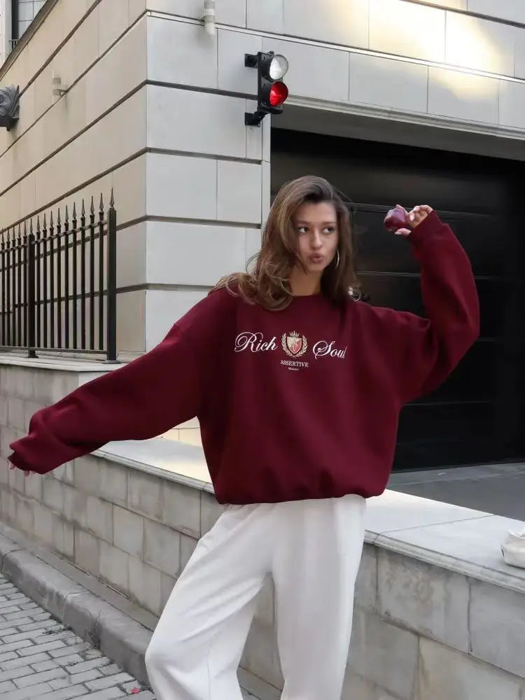 Casual Printed Sweatshirt