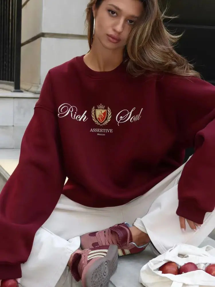 Casual Printed Sweatshirt