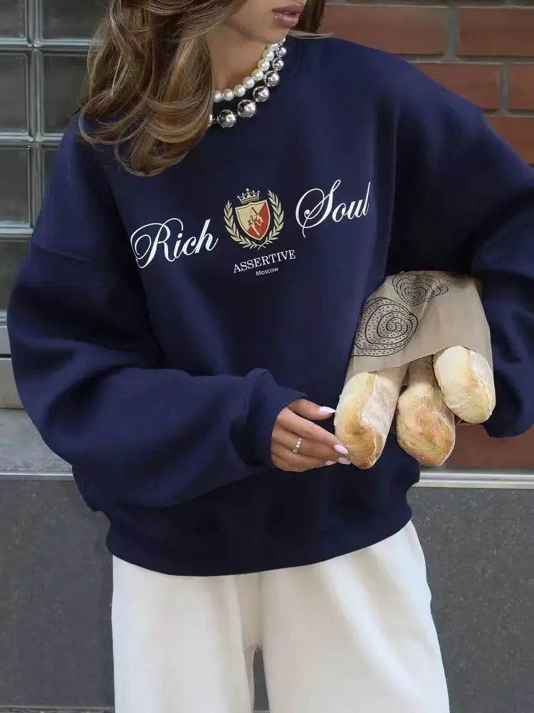 Casual Printed Sweatshirt