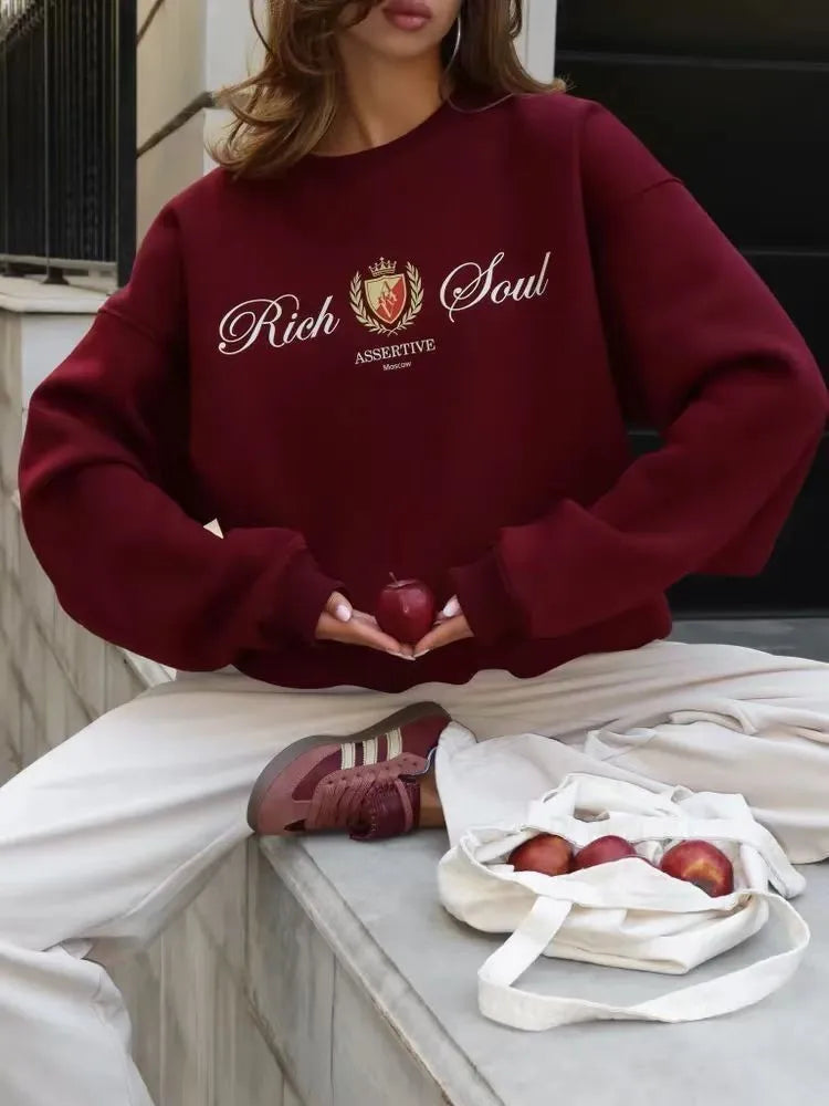 Casual Printed Sweatshirt