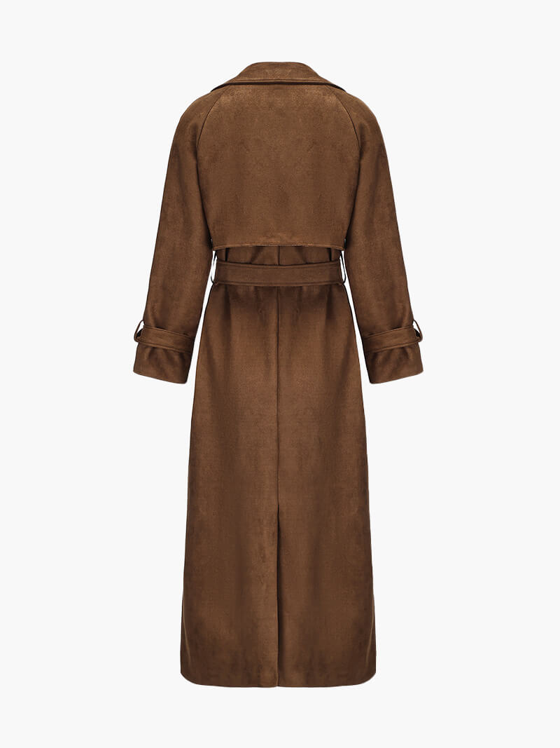 Bibi™ | suède trenchcoat