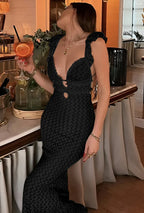 COASTAL BACKLESS DRESS