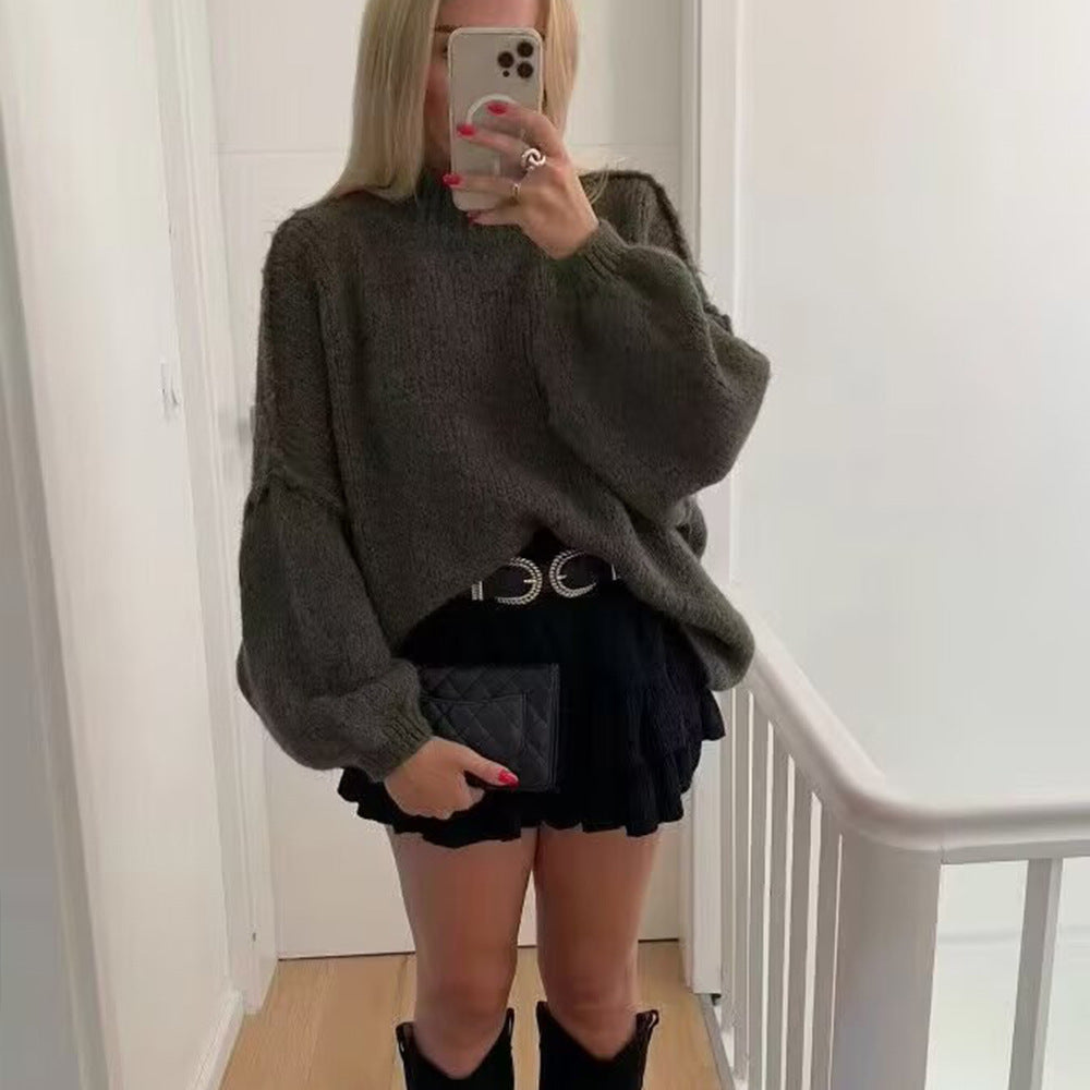 Casual Round Neck Long Sleeve