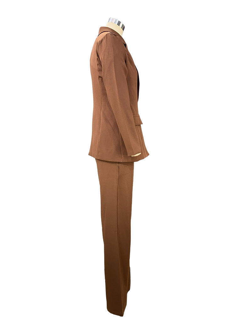 2 Piece Set Long Sleeve Blazer