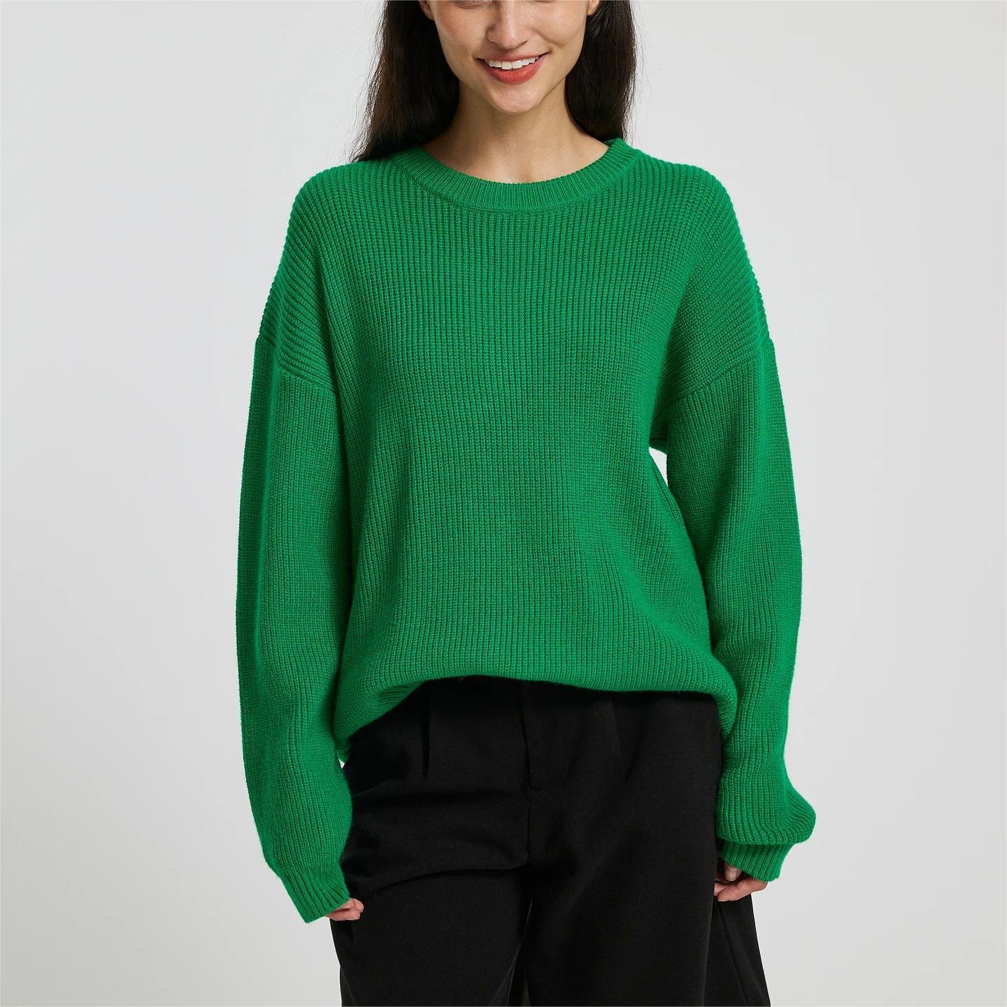 Round Neck Long Sleeve Pullover