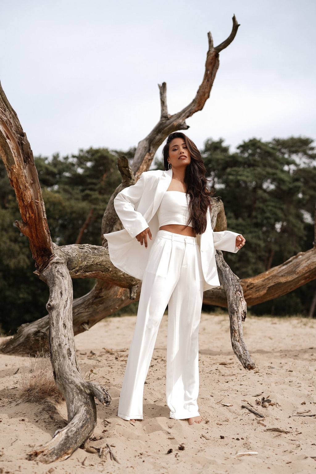 Dames pantalon wit - Laure
