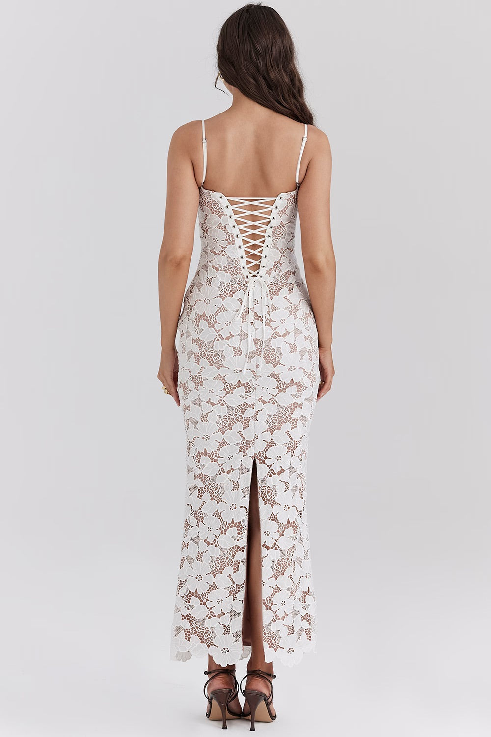 Jinte™ | borduurde bloemenjurk