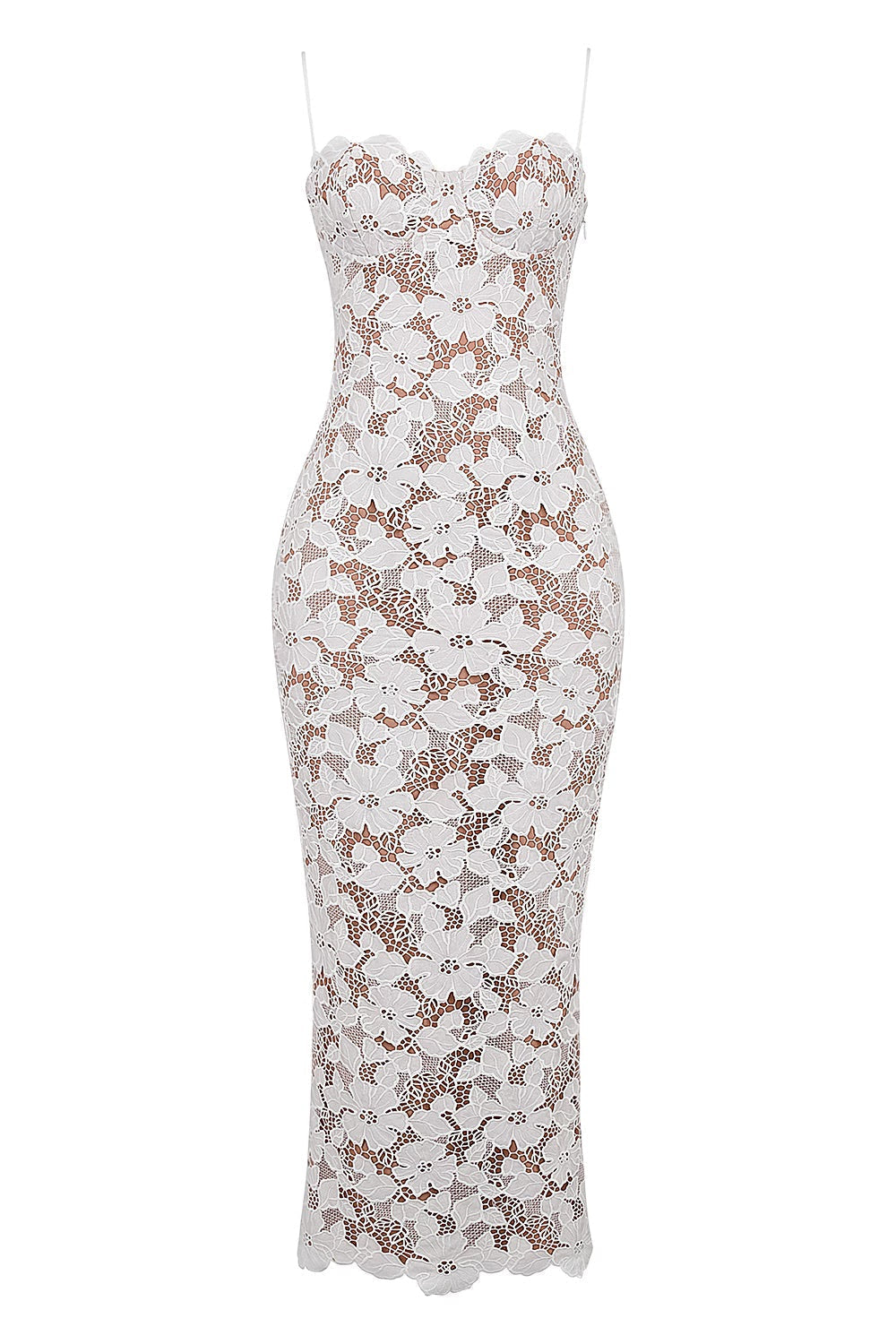 Jinte™ | borduurde bloemenjurk